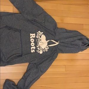Womens Roots Blue Hoodie